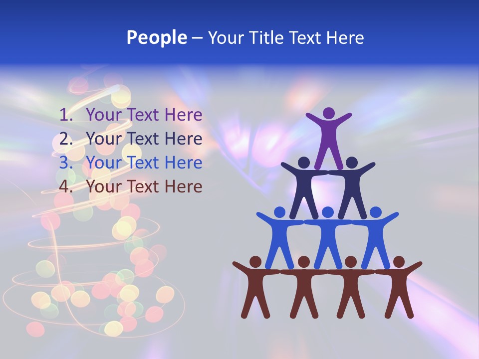 Christmas Card Home Sparkle PowerPoint Template