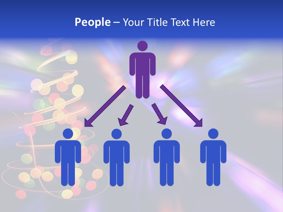 Christmas Card Home Sparkle PowerPoint Template