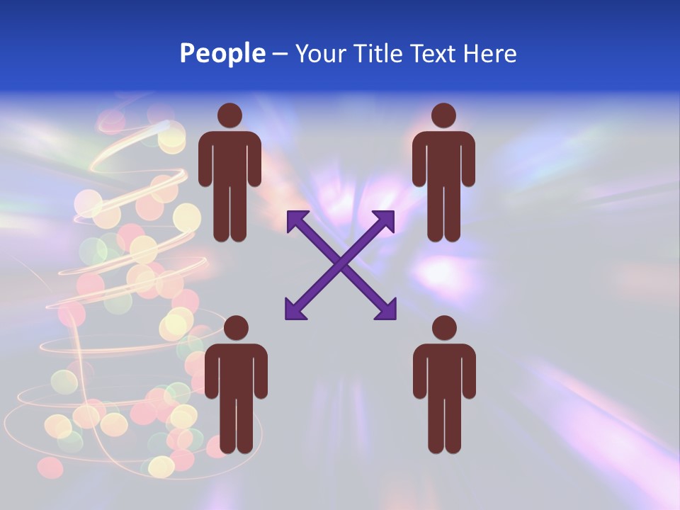 Christmas Card Home Sparkle PowerPoint Template