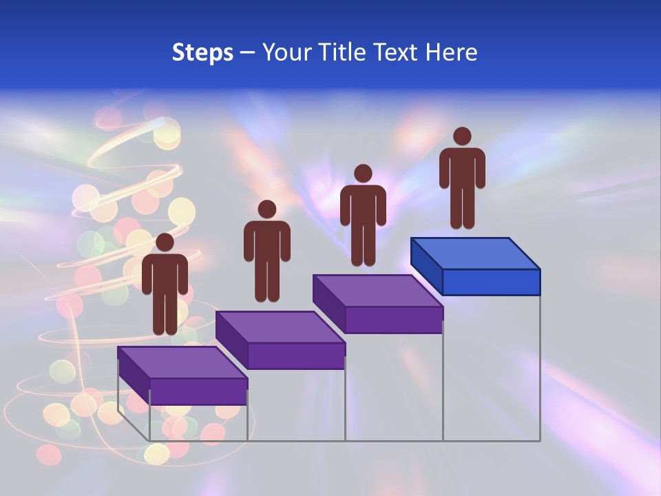 Christmas Card Home Sparkle PowerPoint Template