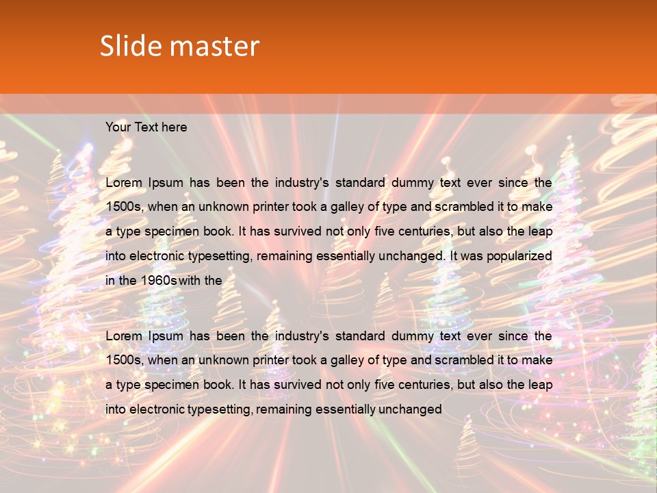 Light Winter Nature PowerPoint Template