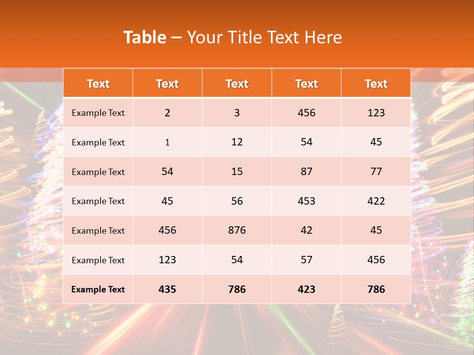 Light Winter Nature PowerPoint Template