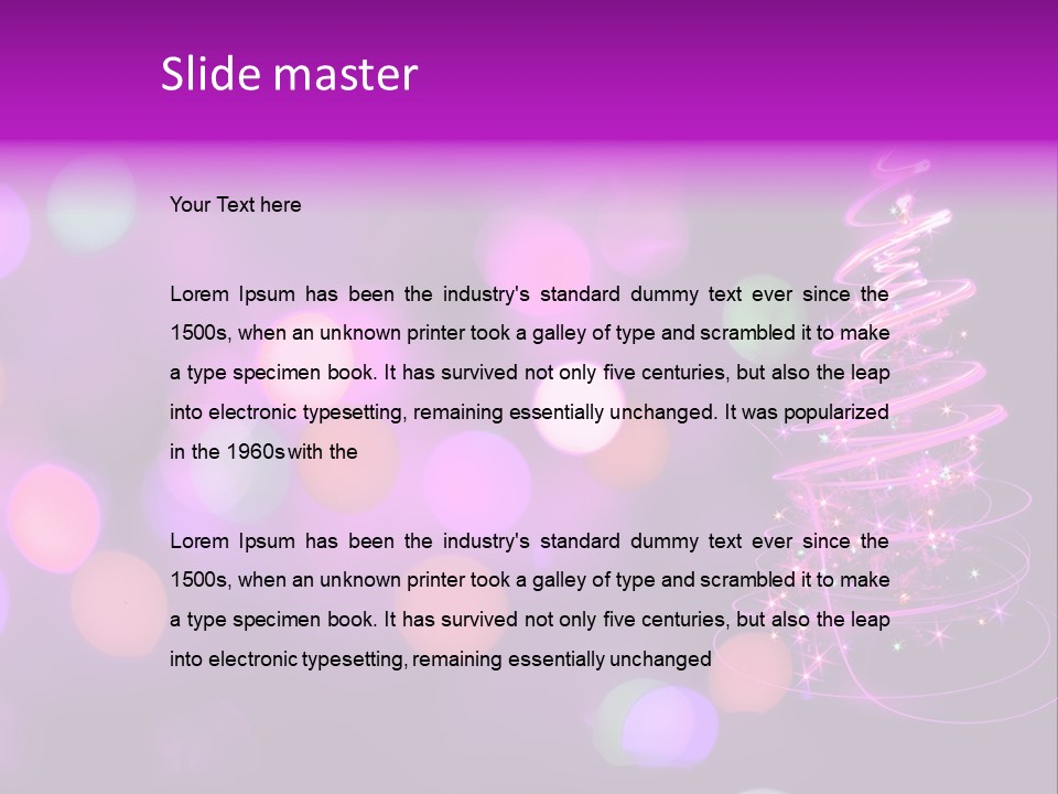 Gold Art Sparkle PowerPoint Template