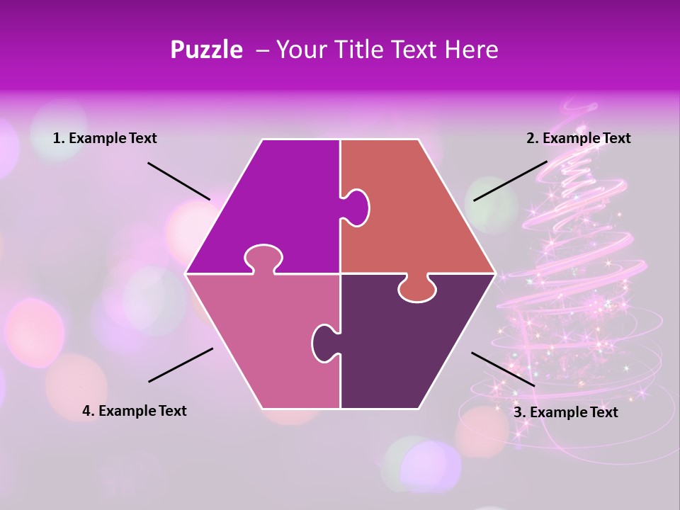 Gold Art Sparkle PowerPoint Template