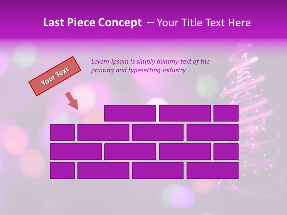 Gold Art Sparkle PowerPoint Template