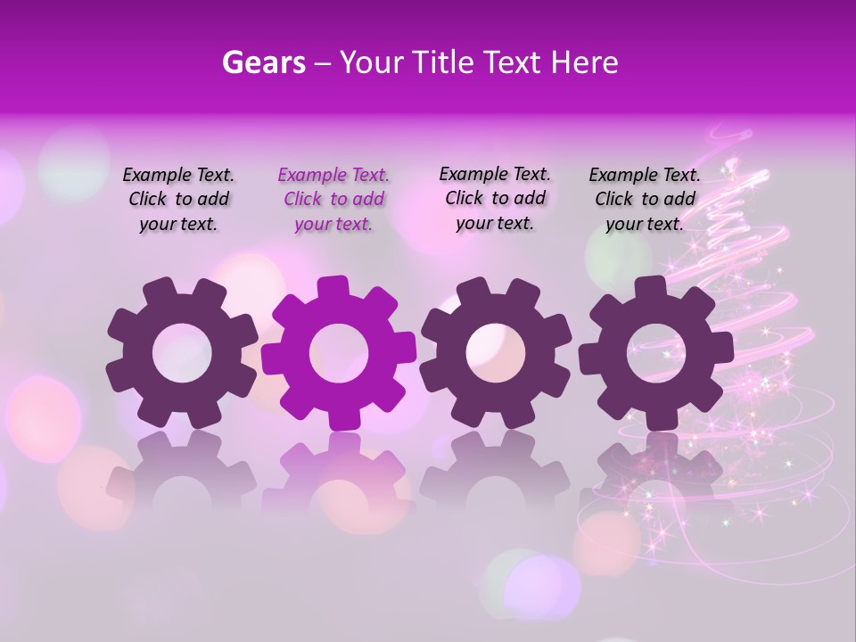 Gold Art Sparkle PowerPoint Template