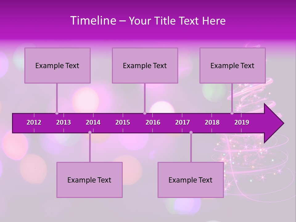 Gold Art Sparkle PowerPoint Template