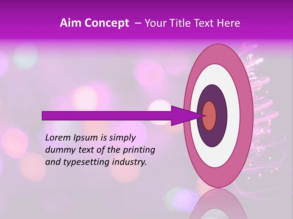 Gold Art Sparkle PowerPoint Template