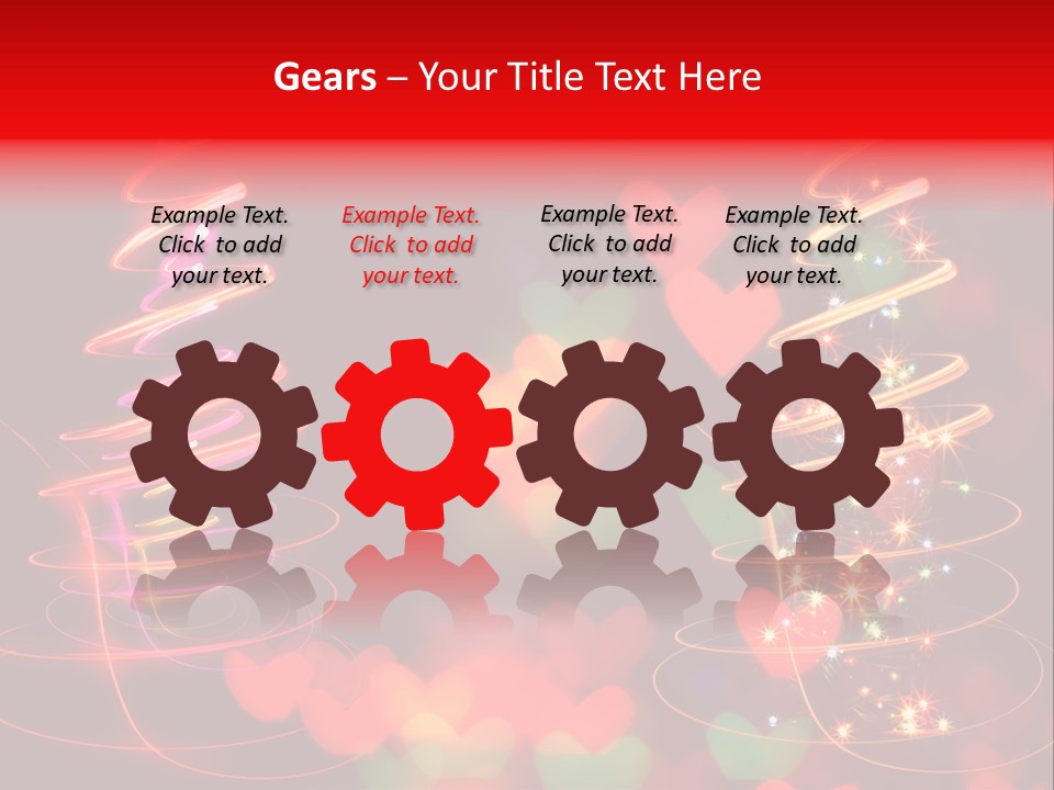 White Golden Beautiful PowerPoint Template