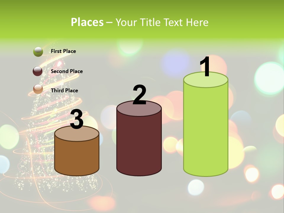 Star Sparkle Golden PowerPoint Template