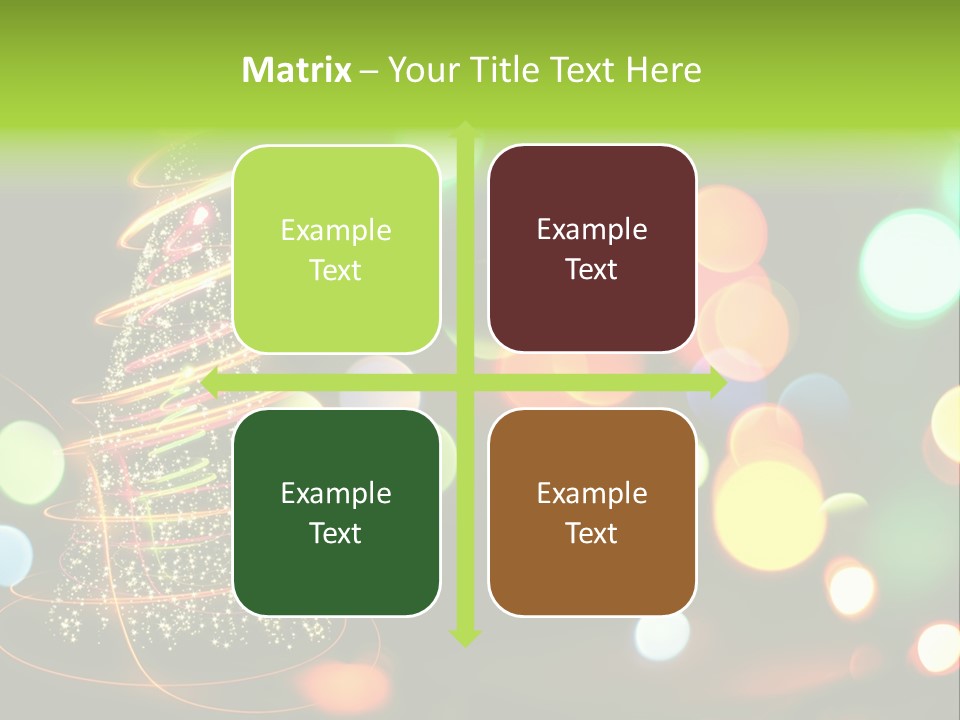 Star Sparkle Golden PowerPoint Template