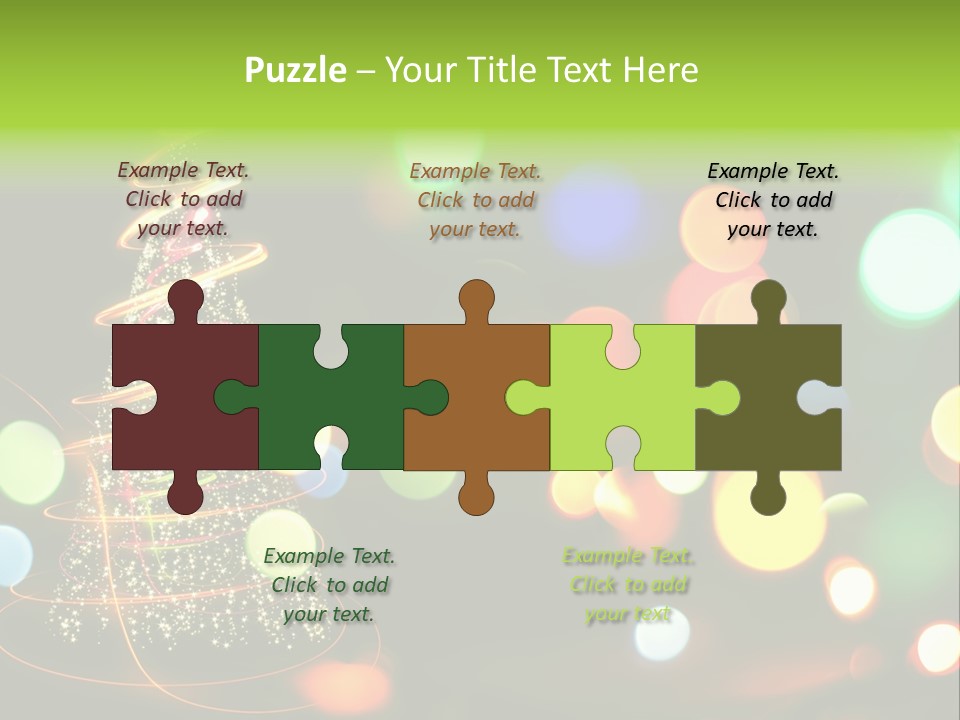 Star Sparkle Golden PowerPoint Template