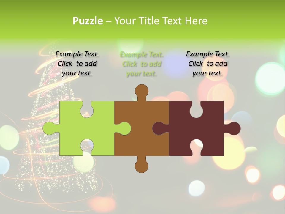 Star Sparkle Golden PowerPoint Template