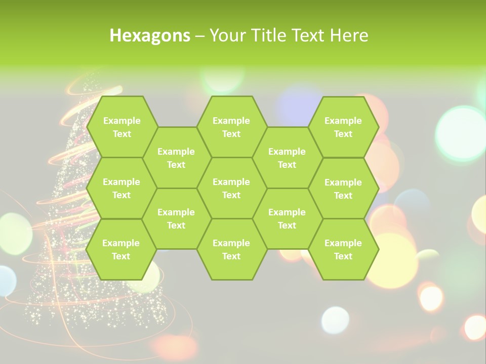 Star Sparkle Golden PowerPoint Template