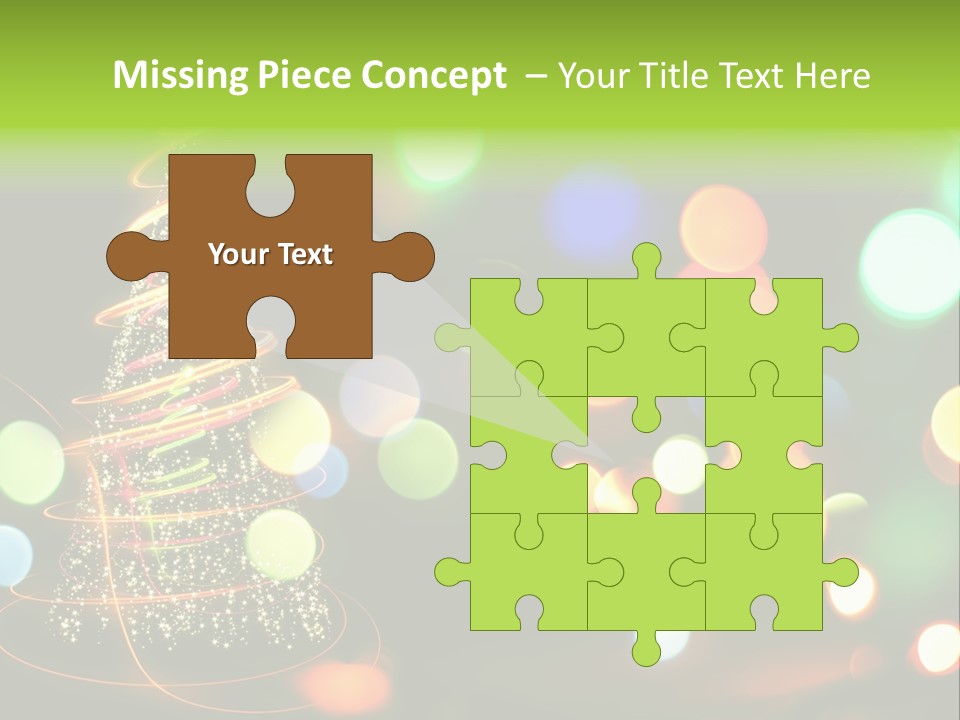 Star Sparkle Golden PowerPoint Template