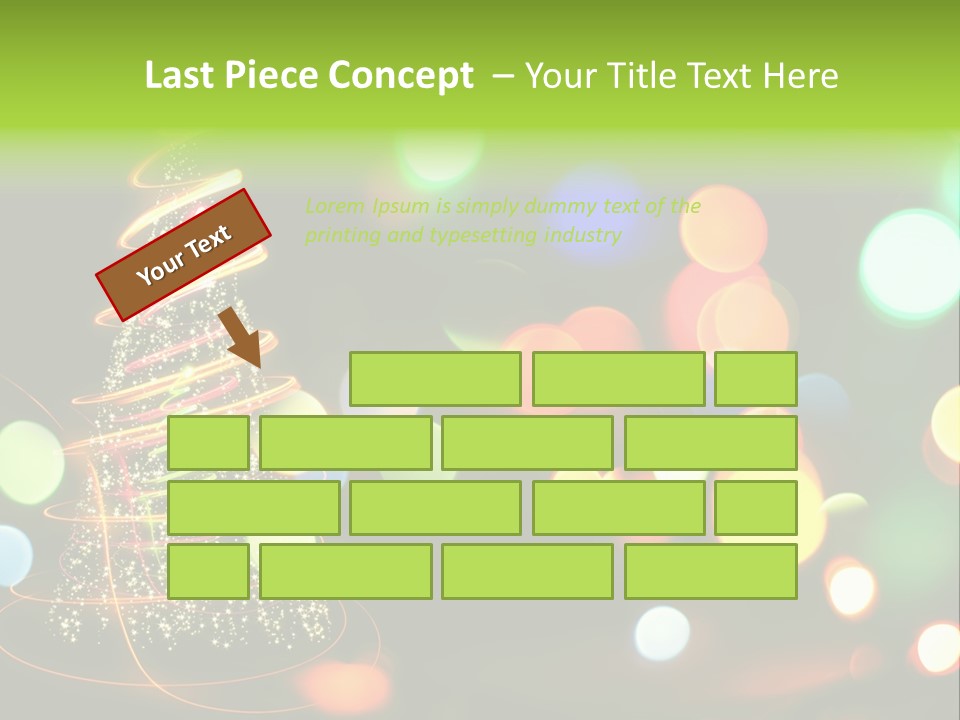 Star Sparkle Golden PowerPoint Template
