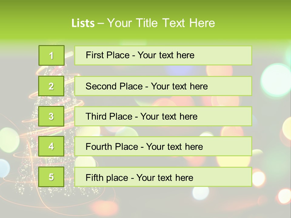 Star Sparkle Golden PowerPoint Template