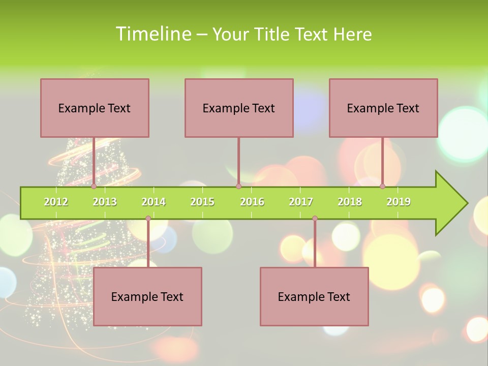 Star Sparkle Golden PowerPoint Template