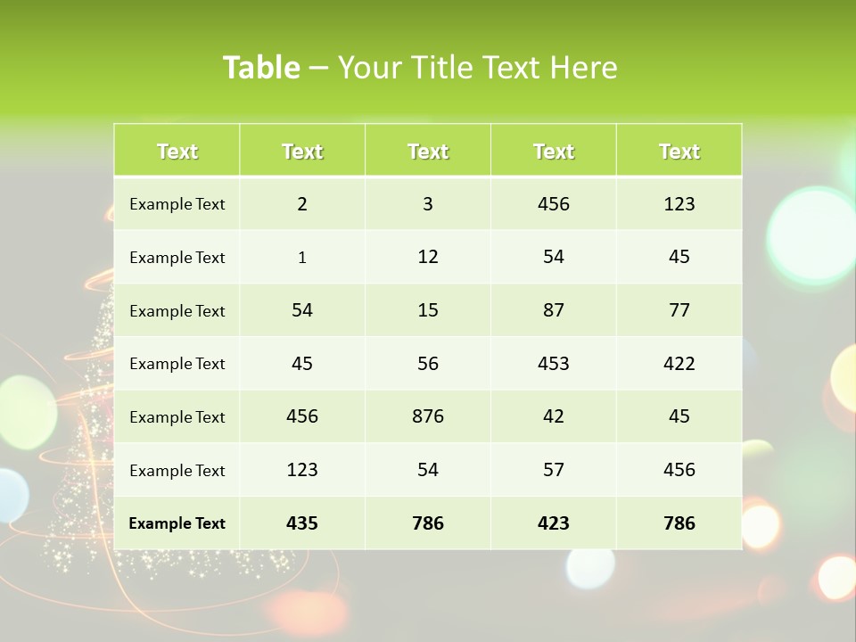 Star Sparkle Golden PowerPoint Template