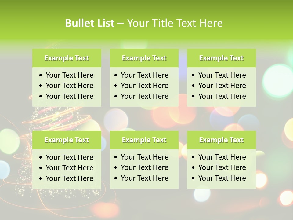 Star Sparkle Golden PowerPoint Template