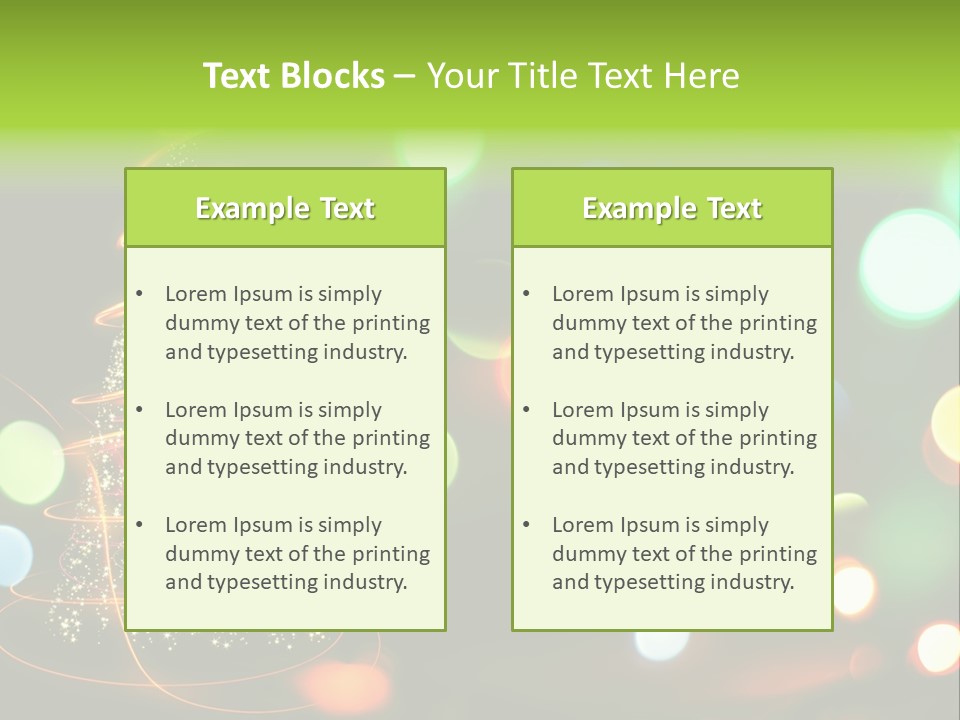 Star Sparkle Golden PowerPoint Template