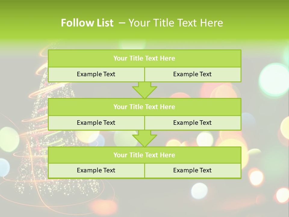 Star Sparkle Golden PowerPoint Template