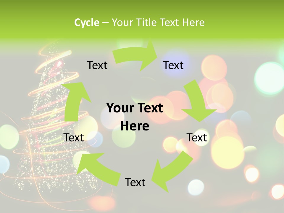 Star Sparkle Golden PowerPoint Template