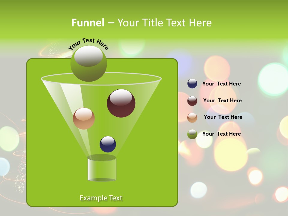 Star Sparkle Golden PowerPoint Template
