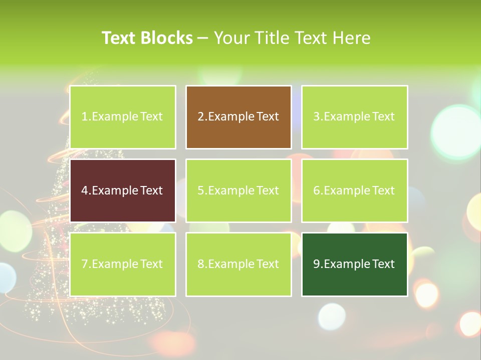 Star Sparkle Golden PowerPoint Template