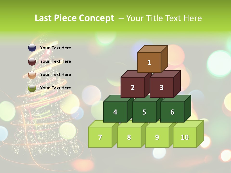 Star Sparkle Golden PowerPoint Template