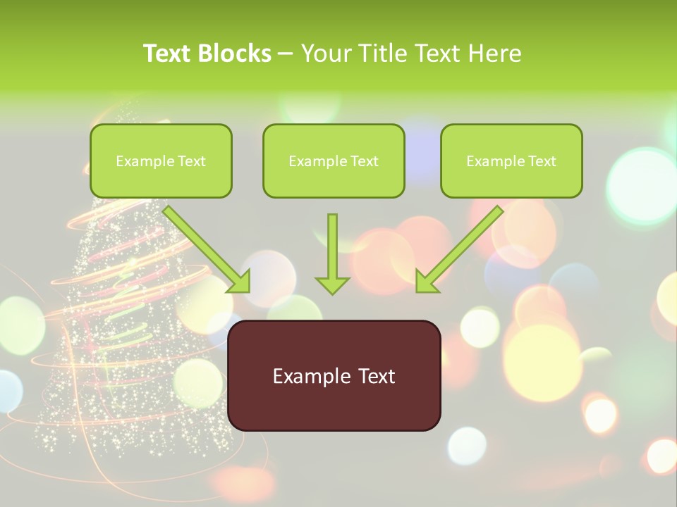 Star Sparkle Golden PowerPoint Template
