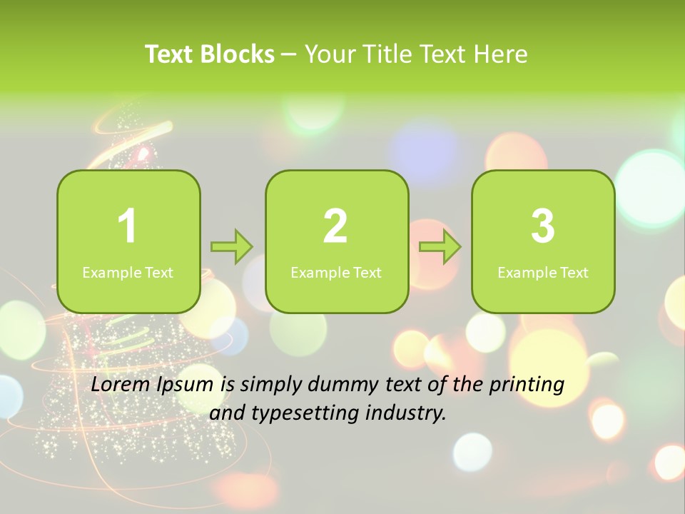 Star Sparkle Golden PowerPoint Template