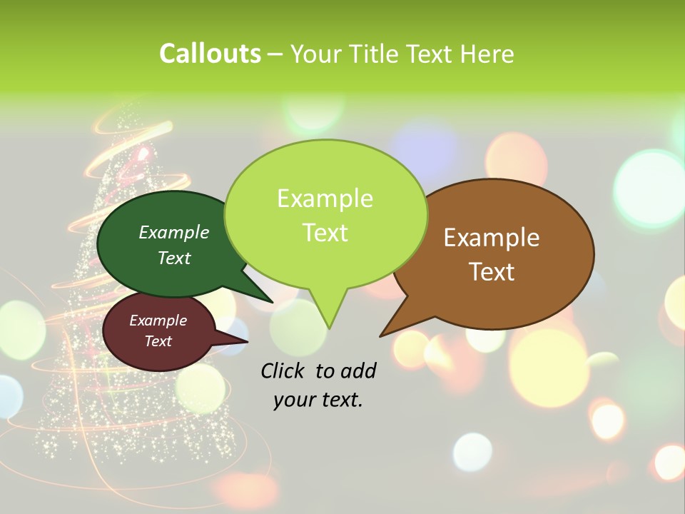 Star Sparkle Golden PowerPoint Template