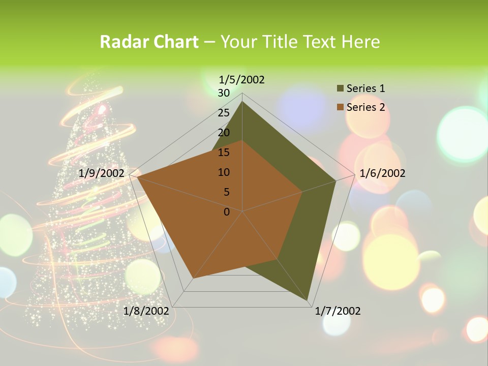 Star Sparkle Golden PowerPoint Template