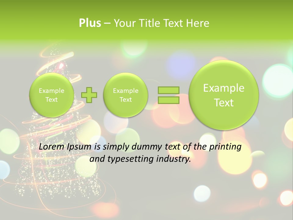 Star Sparkle Golden PowerPoint Template