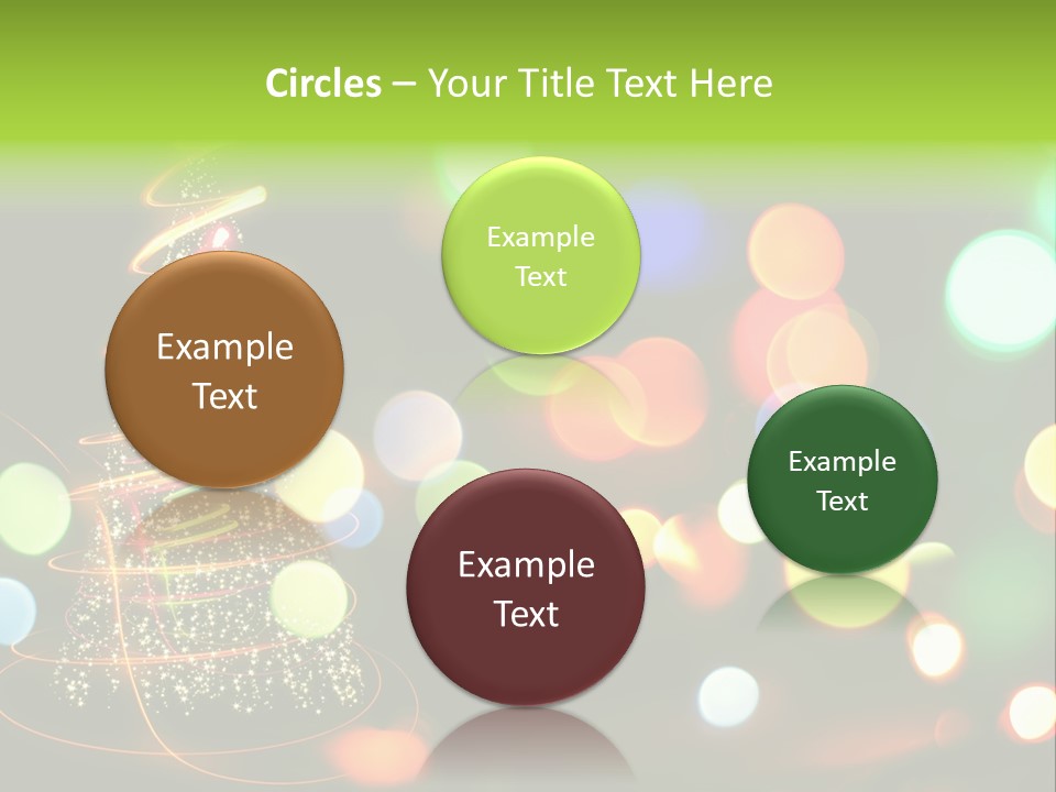 Star Sparkle Golden PowerPoint Template