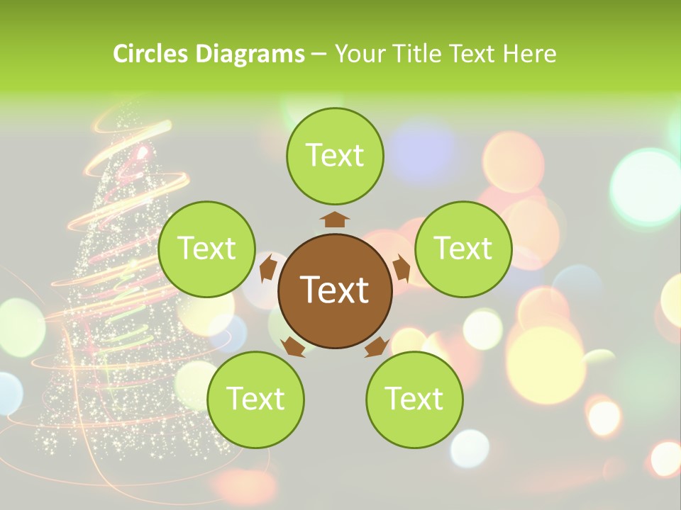 Star Sparkle Golden PowerPoint Template