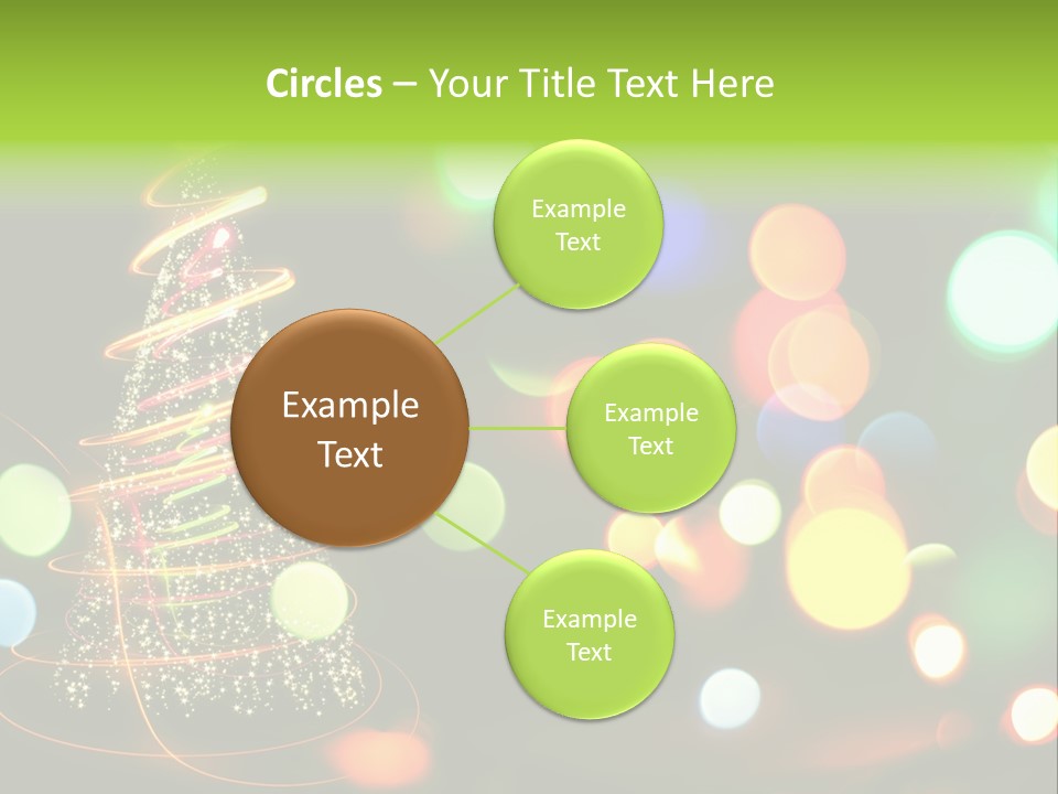 Star Sparkle Golden PowerPoint Template