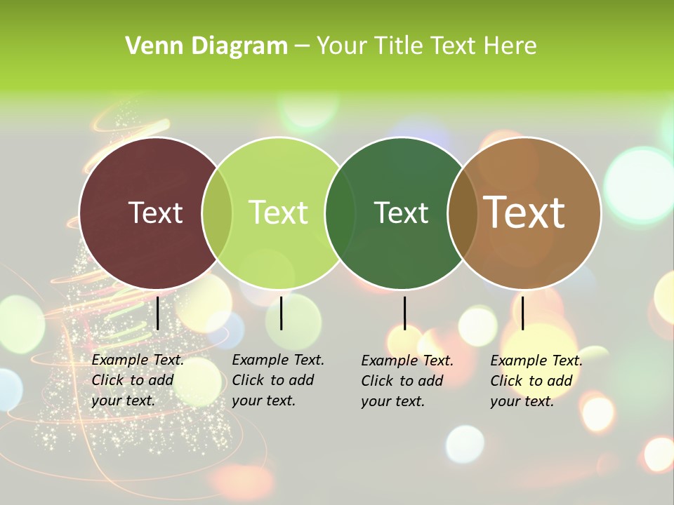 Star Sparkle Golden PowerPoint Template