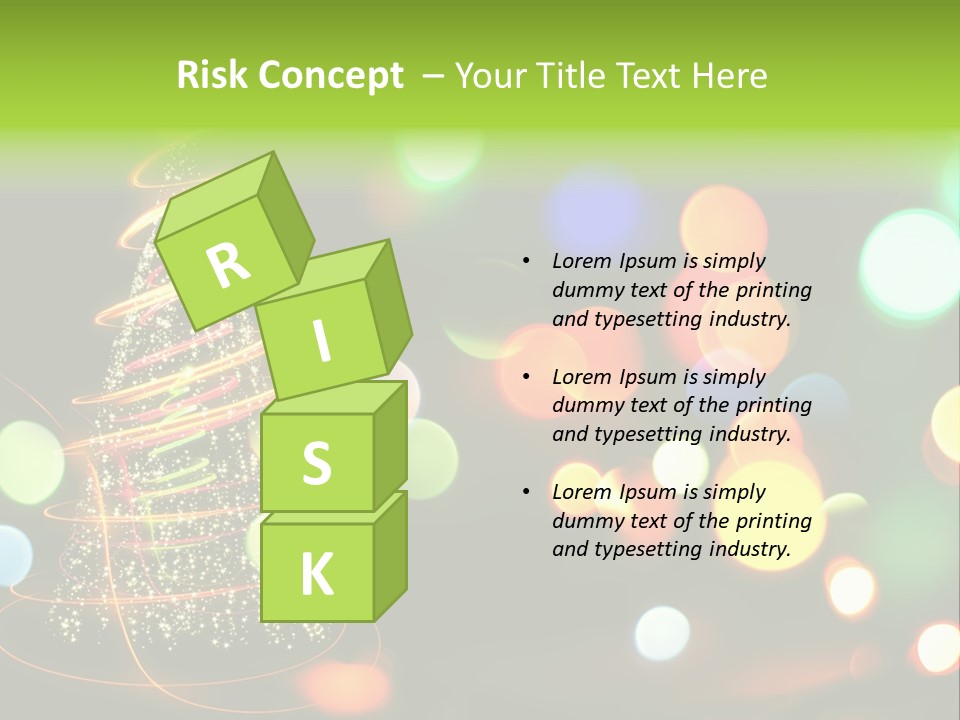 Star Sparkle Golden PowerPoint Template