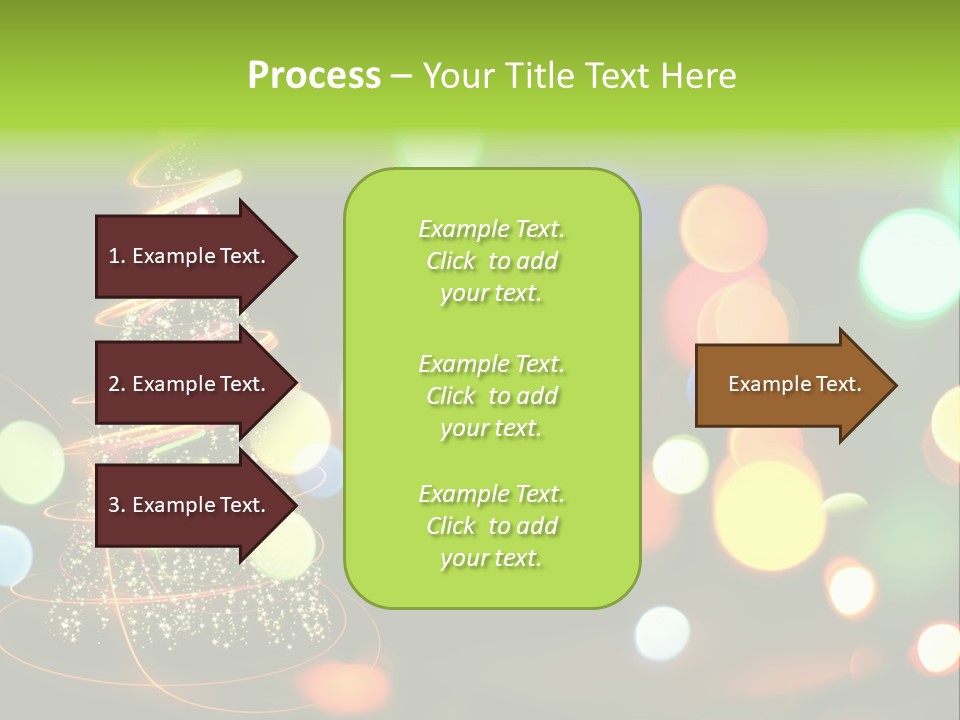 Star Sparkle Golden PowerPoint Template
