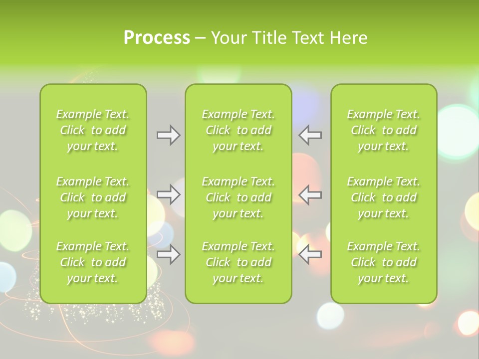Star Sparkle Golden PowerPoint Template