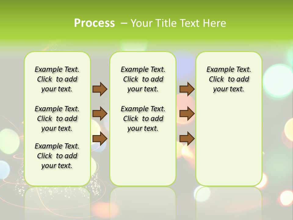 Star Sparkle Golden PowerPoint Template