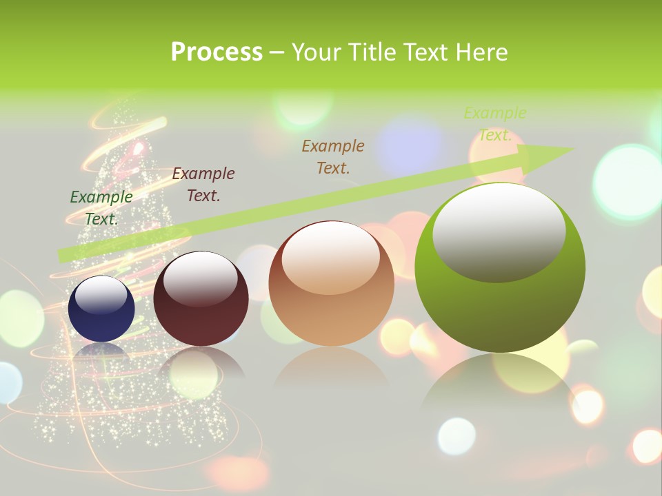 Star Sparkle Golden PowerPoint Template