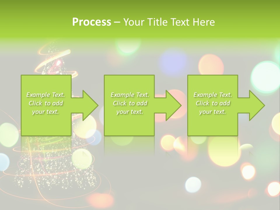 Star Sparkle Golden PowerPoint Template