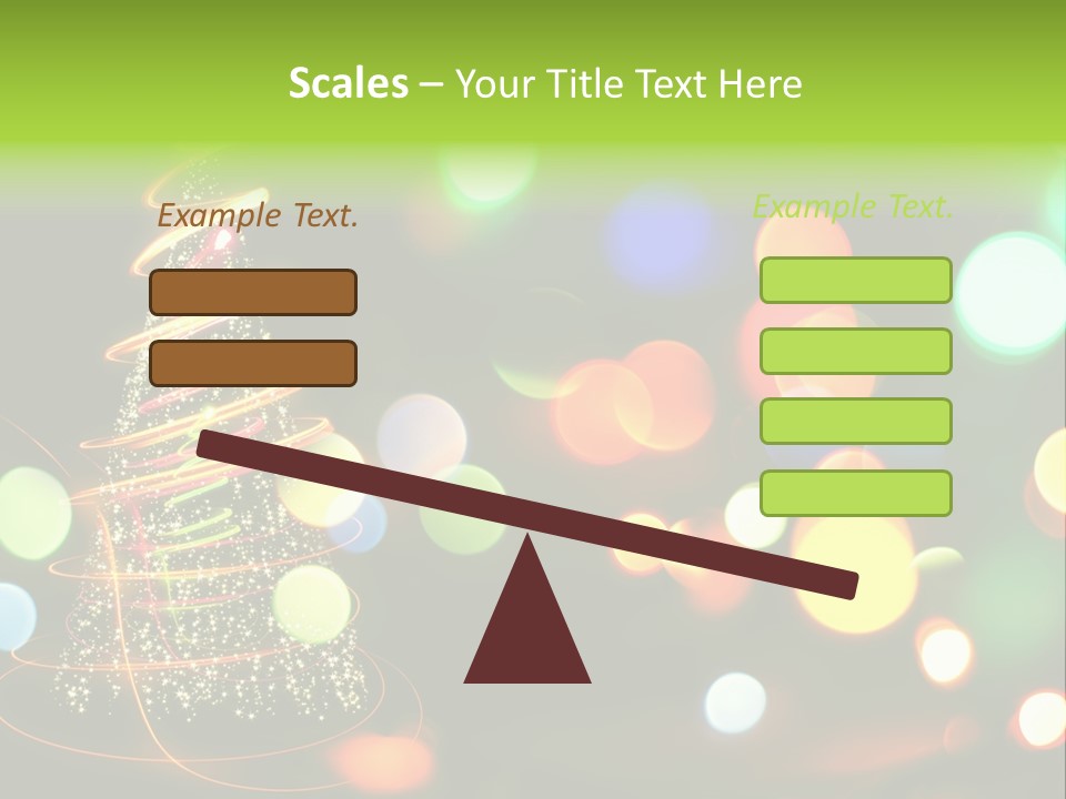Star Sparkle Golden PowerPoint Template