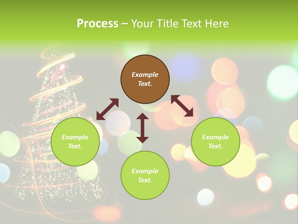 Star Sparkle Golden PowerPoint Template