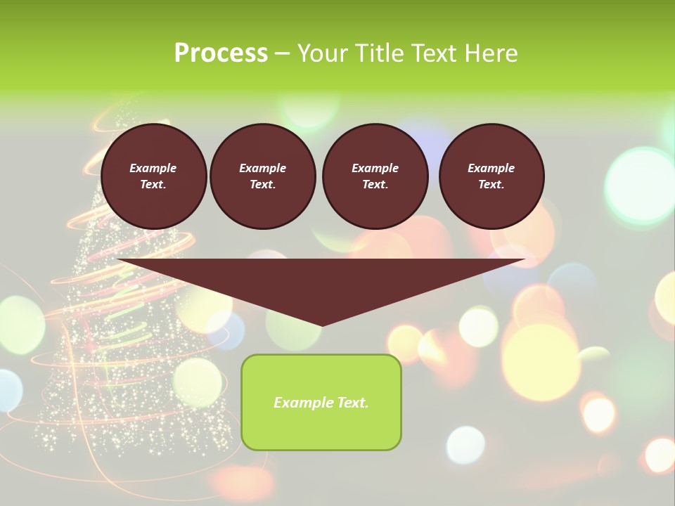 Star Sparkle Golden PowerPoint Template