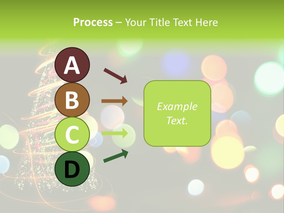 Star Sparkle Golden PowerPoint Template