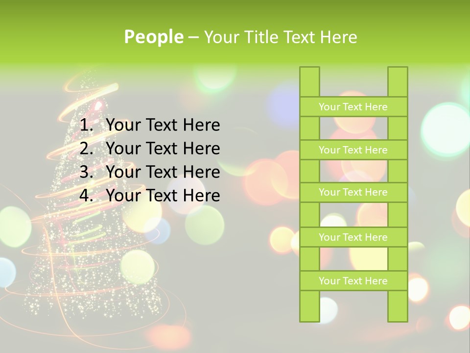 Star Sparkle Golden PowerPoint Template